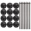 Desktop Flag Holder Plastic Base 12 pcs 5
