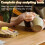 20Pcs Pottery Teaching Kit,with Rolling Pin,Pottery Teaching Rolling Mud Sticks,Clay Sculpting Tools and Premium Linen 3