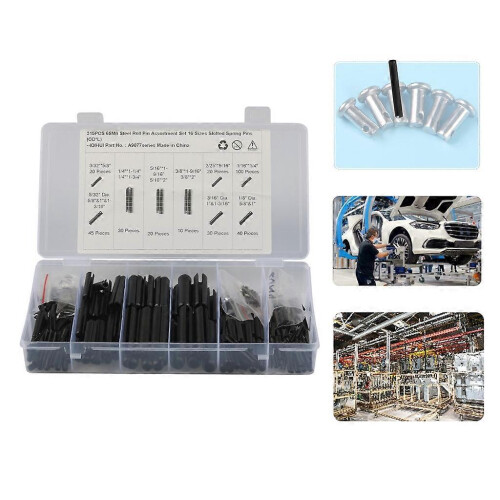 310pcs Smooth Roll Assortment Set Metal Hardware Assortment Hollow Spring Pin 1