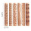 6 Pcs Clay Rolling Pin Textured Hand Roller Wooden Handle Pottery Tools Set Durable Easy To Use 3