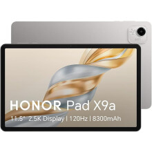 Honor Pad X9a, 11.5 120Hz 2.5K Fullview Display,128GB Storage, 8300mAh Battery, Slim Metal Body, Four Speakers,Android 15,Grey