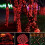 Solar lichtslinger met 200 LED's, 22 meter, 8 standen, waterdicht, rood 5
