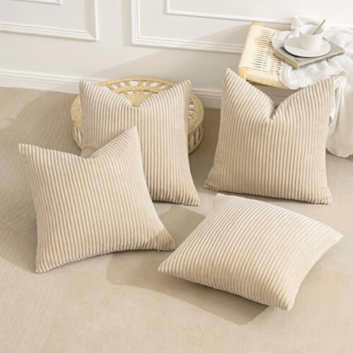 Μαξιλαροθήκες από κορδόνι boho 18x18 ίντσες, σετ 4 τεμαχίων 2