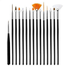 15pcs/lot Fondant Cake Painting Brush Icing Pastry Brushes Cake Decorating Tools Baking Accessories Fondant Cake Carving Pen