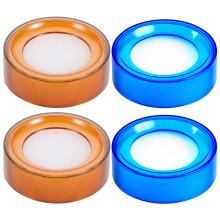 4Pièces Coupe Éponge Humidifiante Pour Doigts Tri Billets Et Documents