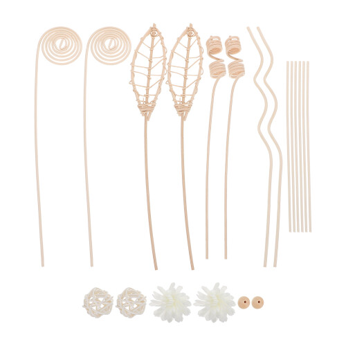 20Pièces Bâtons Diffuseur Rattan Bois Aromathérapie Ambiance Maison