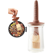 Cooking Oil Brush - Kitchen Brush for Oil And Sauce - Bbq Oil Bottle Brush Pastry Brushes Spread Oil Butter Sauce Marinades for Bbq