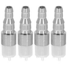 4Pcs Stainless Steel Water Dispenser Inlet Pipe with Anti-Clog Filter