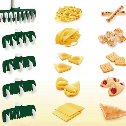 (A) Multi - Function Pasta Tool, Noodle Cutter, Dough Roller Cutter, Kitchen Accessories, Rolling Pin 1