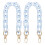 2Pcs Sky-Blue Acrylic Chain Strap for Handbag Lightweight Durable 1