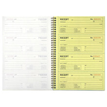 Multi Color Rent Receipt Book with Carbonless Paper for Business