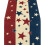 Linen Table Runner With Star Striped Pattern For American-14 1