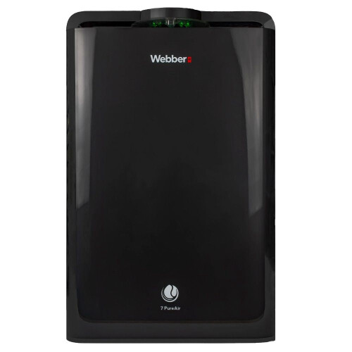 WLAN-Luftreiniger mit HEPA-13-Filter, Schwarze Edition