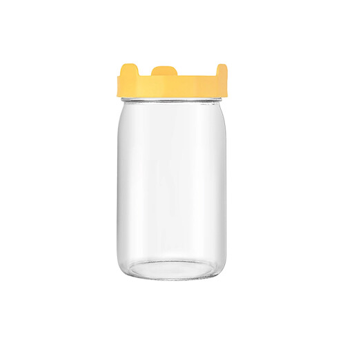 Updated Sprouting Set Sprouting Jar Wide Mouth Quart-Yellow