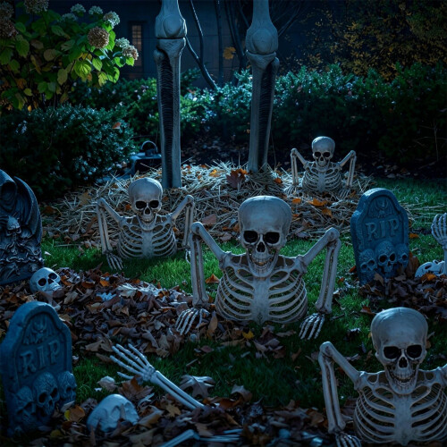 Waterproof Plastic Skeleton Decoration Great For Outdoor-B 2