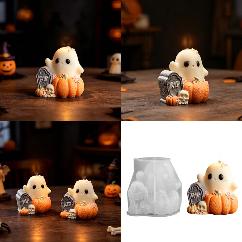 Multipurpose Halloweens Silicone Mould for Pumpkin Specters 1