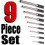 Roll Pin Punch Set 9 Pieces Roll Pin Starter Punch Set, Gunsmith Punch 2