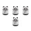 4Pièces Porte-Cure-Dents Panda Automatique En PP 1