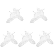 5Paires Couvre-Chaussures PVC Antidérapant Pour Sports Plein Air