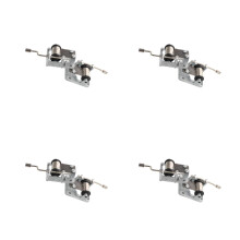 8Pcs Silver Hand Crank Music Box Parts Metal Mechanism Eight Tone DIY