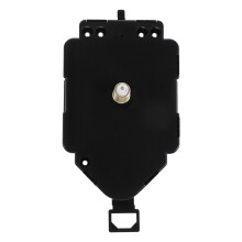 Silent Pendulum Clock Mechanism Black Plastic DIY Quartz Movement
