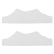 2Pcs White Cotton Bra Liners for Sweat Absorbent Washable Breast Pads