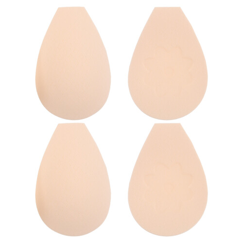 2Pairs Supportive Teardrop Bra Pads Insert Removable Soft Lightweight