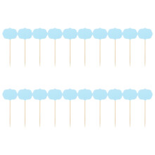 72Pcs Writable Food Tags for Buffet Table Sky- Markers