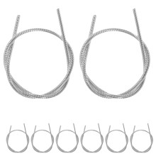 8Pcs Copper Plated Memory Wire Springs Flexible Tube for Jewelry Craft