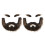 2Ensembles Décorations Barbe Autocollantes Pour Cosplay Et 1