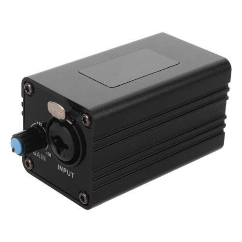 Amplificateur Micro Noir Métal Plastique Écran Mousse