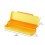 Zippered Design Pen Holders Storage Bag Stationeries-Yellow 5
