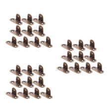 30Pcs Metal Corner Connectors Brass T Brackets for Home Furniture