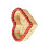 Handmade Heart Shaped Storage Bin For Desk Accessories-Red L 1