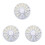 600Pièces Cabochons Perles Plates Beige Pour Ongles 1