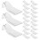 150Pcs Stackable Transparent Mini Catering Plates with Anti-Slip Edges 1