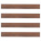 4Pcs Carbonized Hardwood Wood Strips Stable Craft Blocks Coffee 1