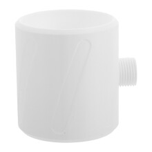 White Mens Shower Head High Pressure Handheld Matte Easy Install