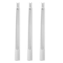 3Pcs White Portable Crib Mobile Arm Iron for Baby Crib Toy Holder