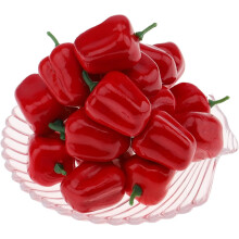 30 stuks mini-paprika-decoratie, schuimrubberen groenten.