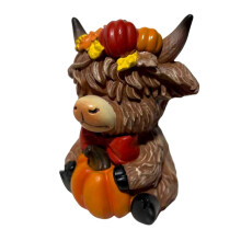 Nature Sculpture Yak Resin Ornament Indoor Decoration-pumpkin