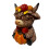 Realistic Colored Yak Statue Resin Craft Desktop-pumpkin 1