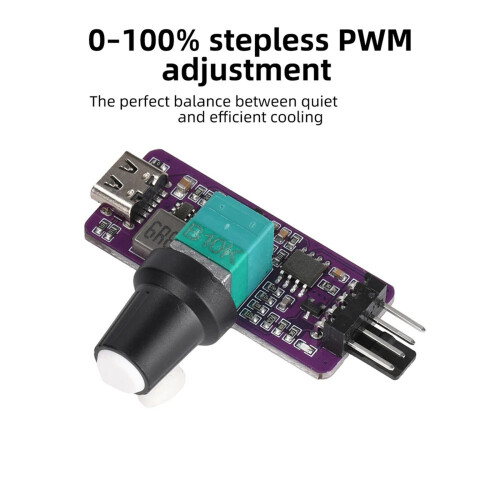 Compactly 85%-90%High Efficiency PWM Fan-Opposite side wiring 1
