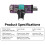 Compactly 85%-90%High Efficiency PWM Fan-Opposite side wiring 6
