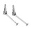 2 Stück Front-CVD-Welle für SCY 18101PRO 18103PRO 1