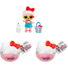 LOL Surprise! Loves Hello Kitty and Friends, 2 Blind Packs with 7 Surprises-8 Limited-Edition Dolls to Collect, Gift for Kids Ages 4+