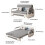 Modern Grey 2-seater Sofa Bed 128cm With Storage 5