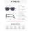 Fashionable Square Sunglasses Comfortable Design Double Beams-2 4