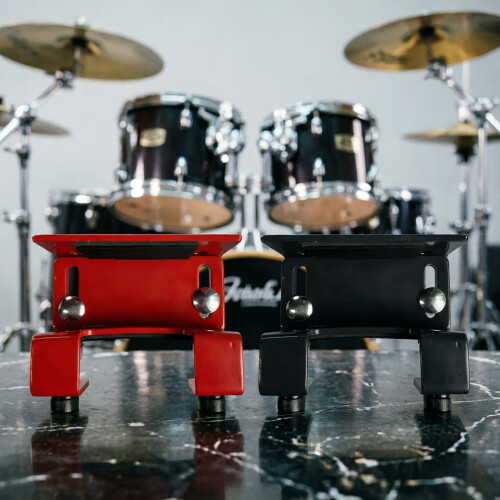 Bassdrum-Plattform-Lift-Riser mit rutschfestem Design,-Rot 2