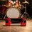 Bassdrum-Plattform-Lift-Riser mit rutschfestem Design,-Rot 6